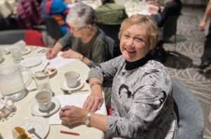 activity at silent samaritan luncheon